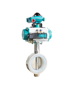 Health clip on butterfly valve